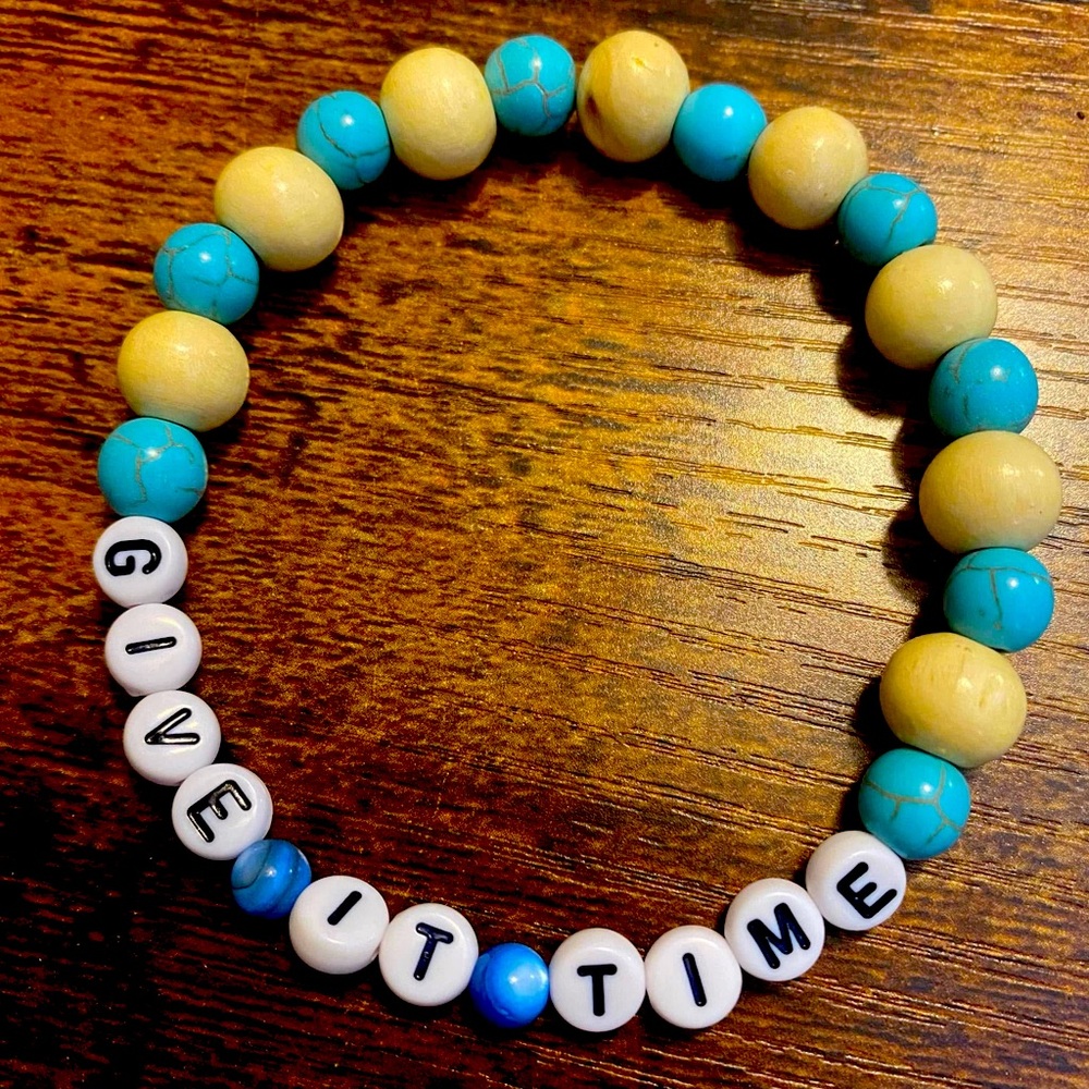 Goose bracelet “Give it time”